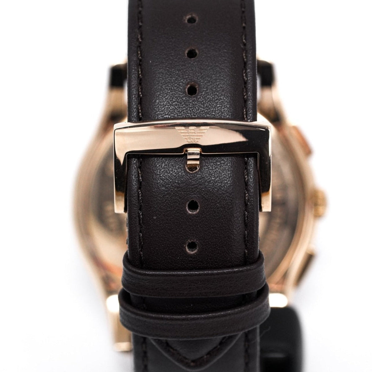 Emporio Armani Ar1701 Men S Chronograph Rose Gold Pvd Watch -korean beauty