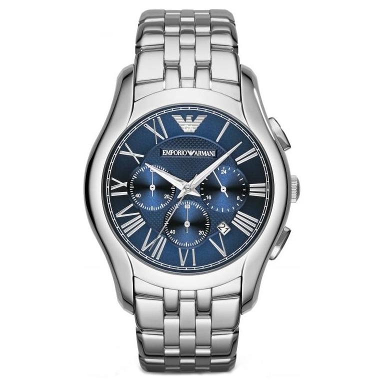 Emporio Armani Ar1787 Men S Blue Chronograph Watch -korean beauty