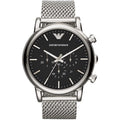 Emporio Armani Ar1808 Men S Luigi Chronograph Mesh Watch -korean beauty