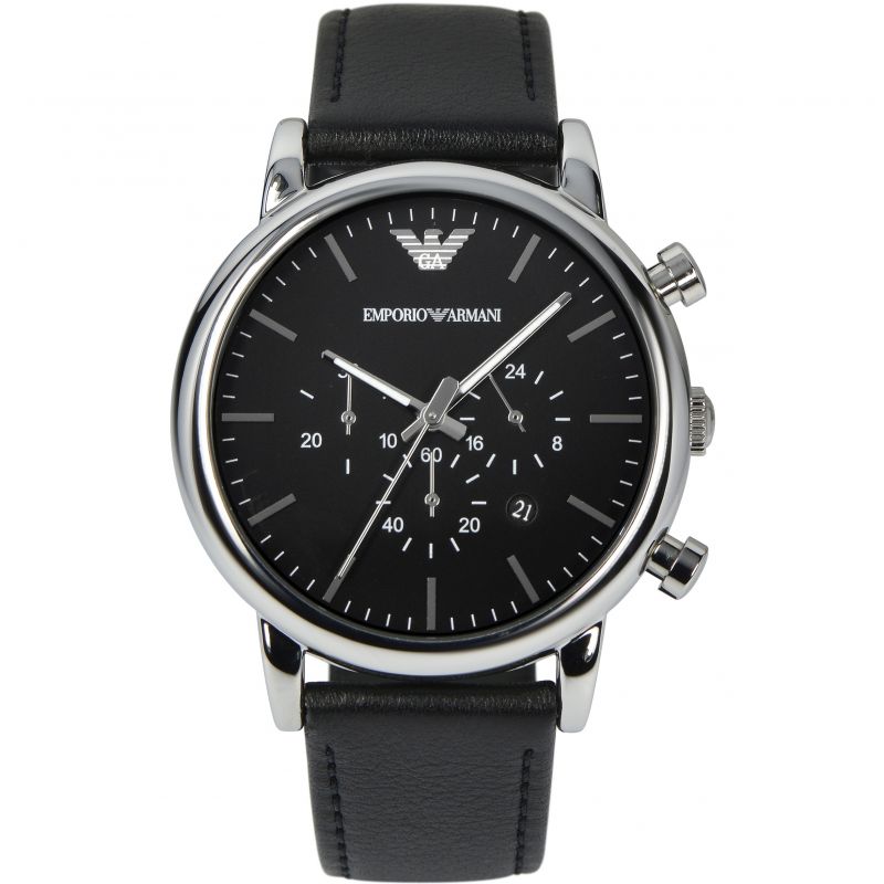 Emporio Armani Ar1828 Men S Luigi Chronograph Watch -korean beauty