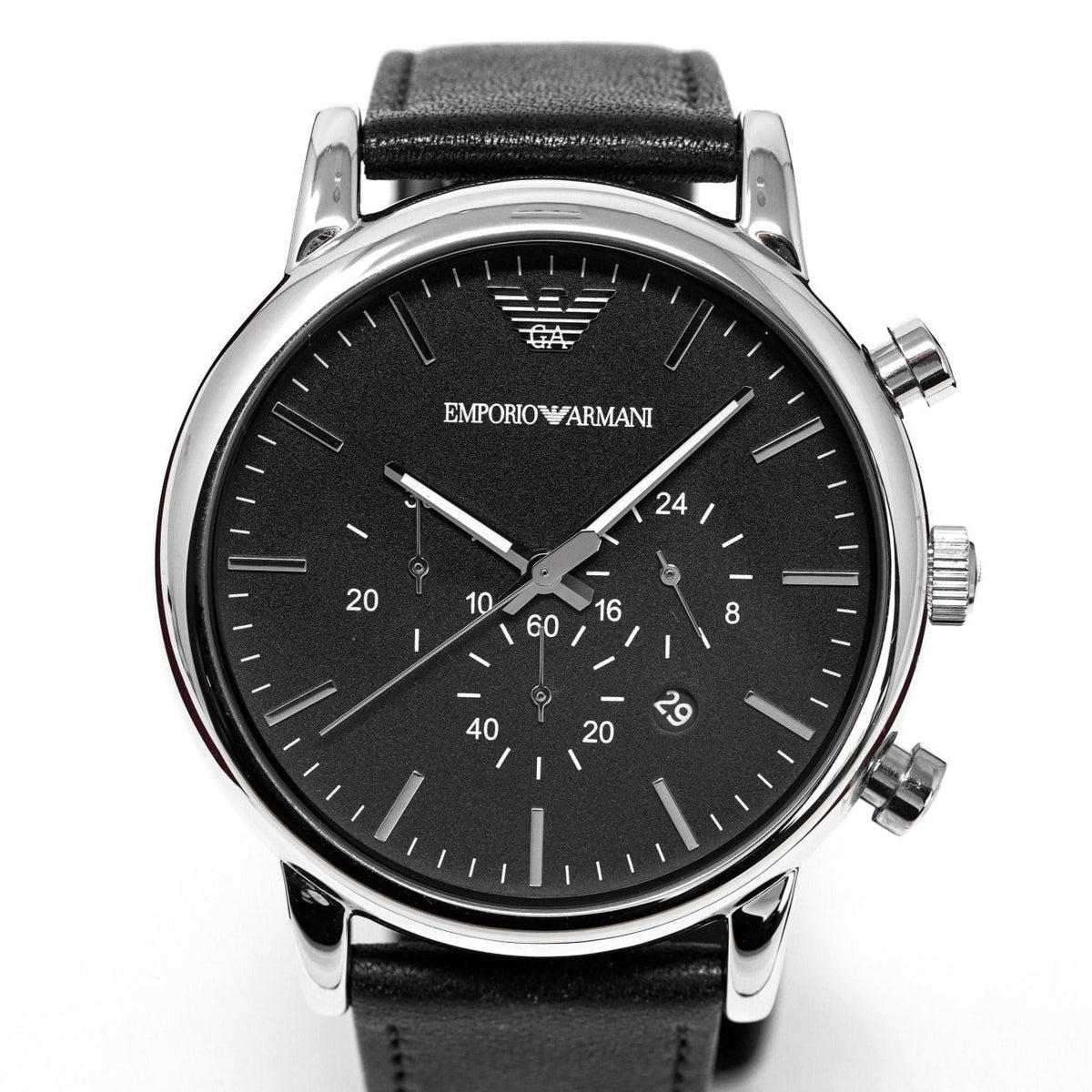 Emporio Armani Ar1828 Men S Luigi Chronograph Watch -korean beauty