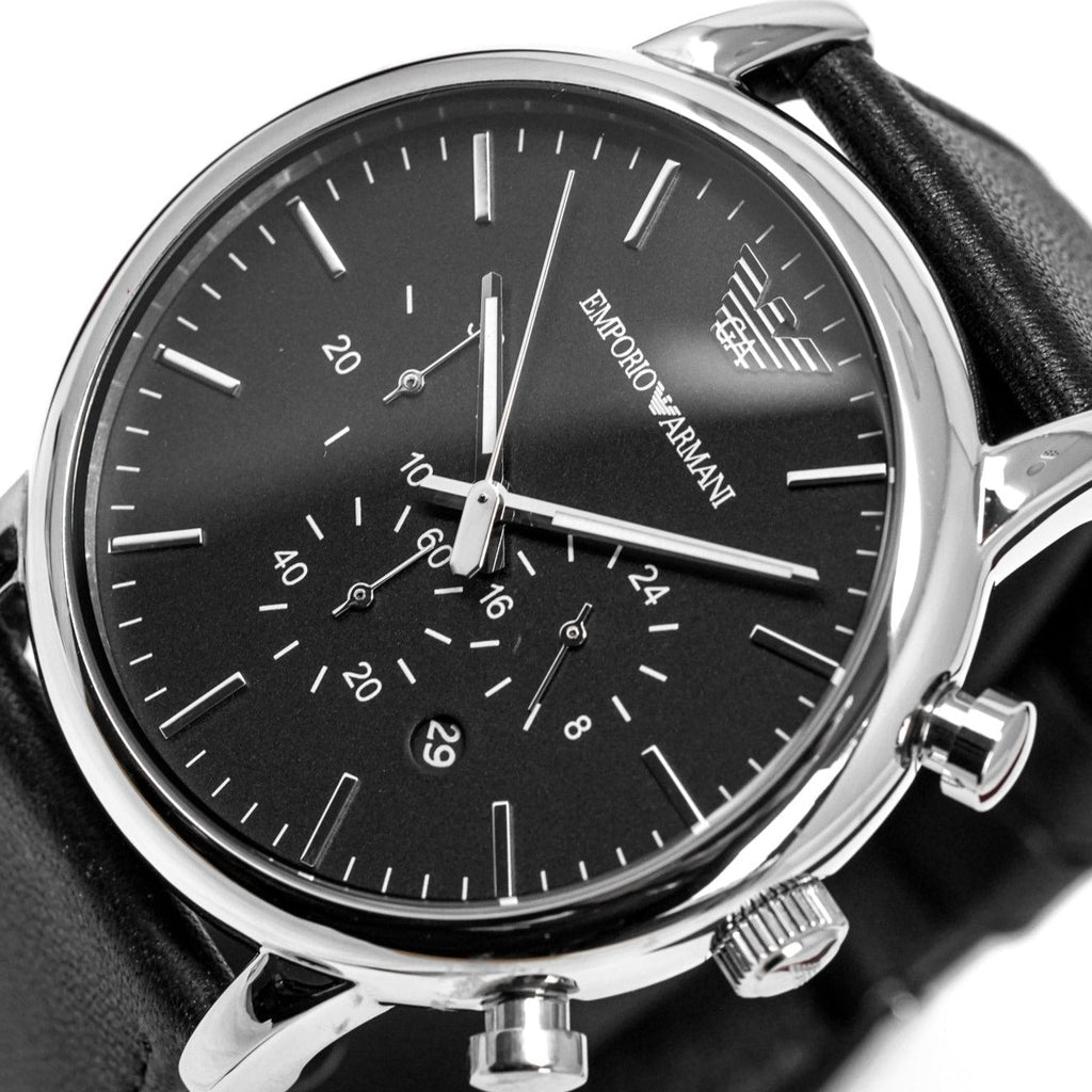 Emporio Armani Ar1828 Men S Luigi Chronograph Watch -korean beauty