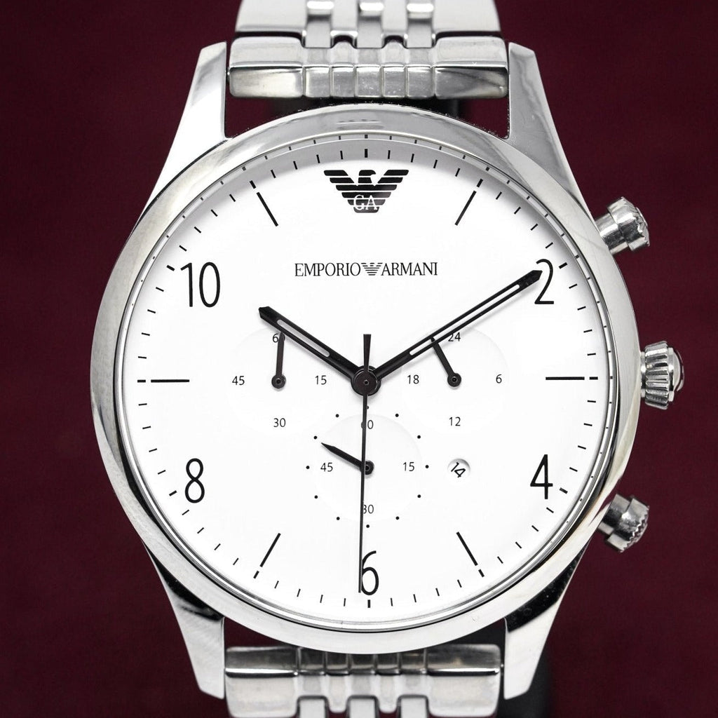 Emporio Armani Ar1879 Men S Chronograph Watch -korean beauty