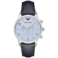 Emporio Armani Ar1889 Men S Chronograph Blue Watch -korean beauty