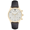 Emporio Armani Ar1892 Men S Chronograph Gold Pvd Watch -korean beauty