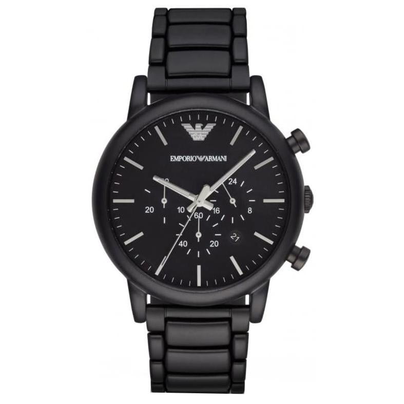Emporio Armani Ar1895 Men S Black Chronograph Watch -korean beauty