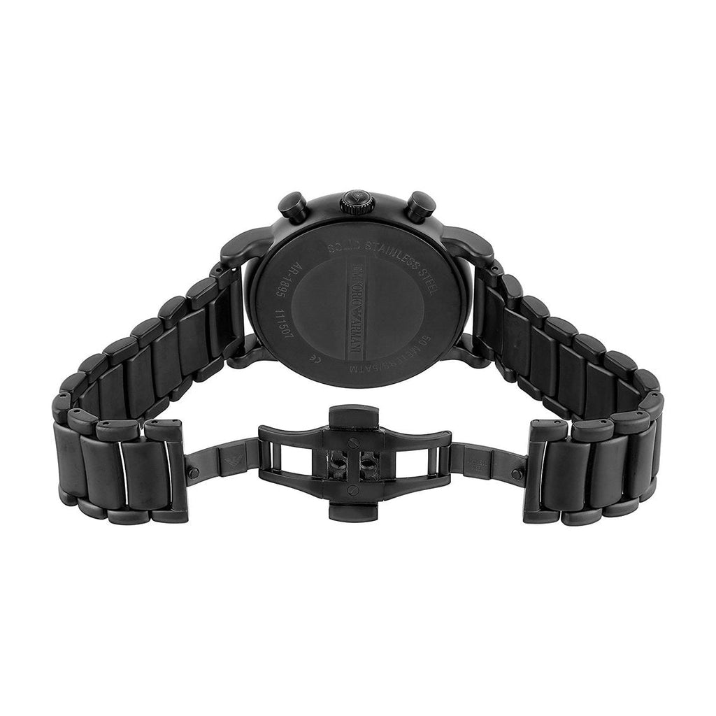 Emporio Armani Ar1895 Men S Black Chronograph Watch -korean beauty