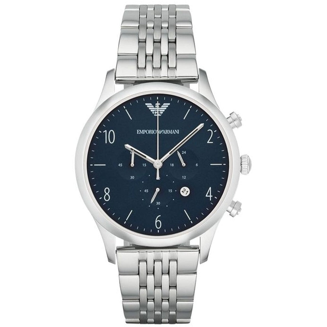 Emporio Armani Ar1942 Men S Chronograph Steel Watch -korean beauty