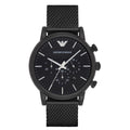 Emporio Armani Ar1968 Men S Black Chronograph Watch -korean beauty