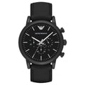 Emporio Armani Ar1970 Men S Luigi Black Chronograph Watch -korean beauty