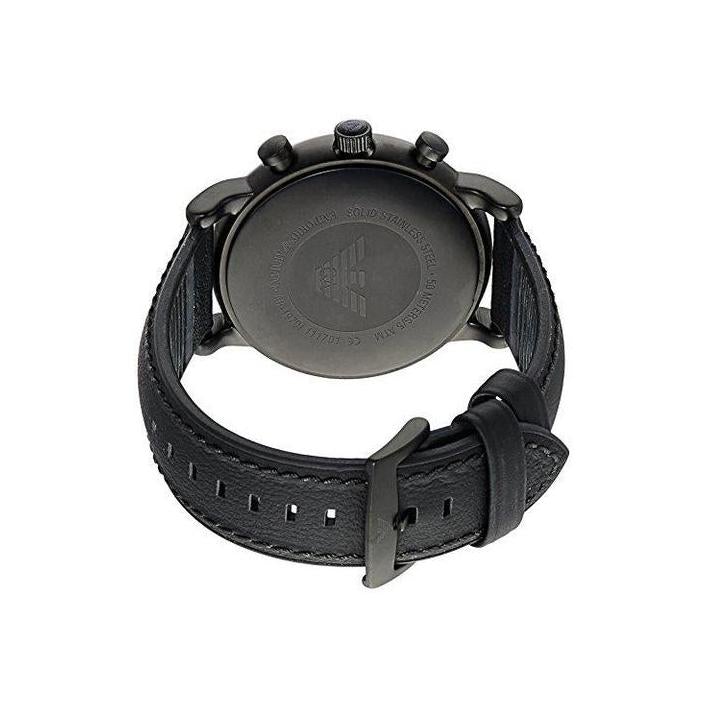 Emporio Armani Ar1970 Men S Luigi Black Chronograph Watch -korean beauty