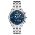 Emporio Armani Ar1974 Men S Blue Chronograph Watch -korean beauty