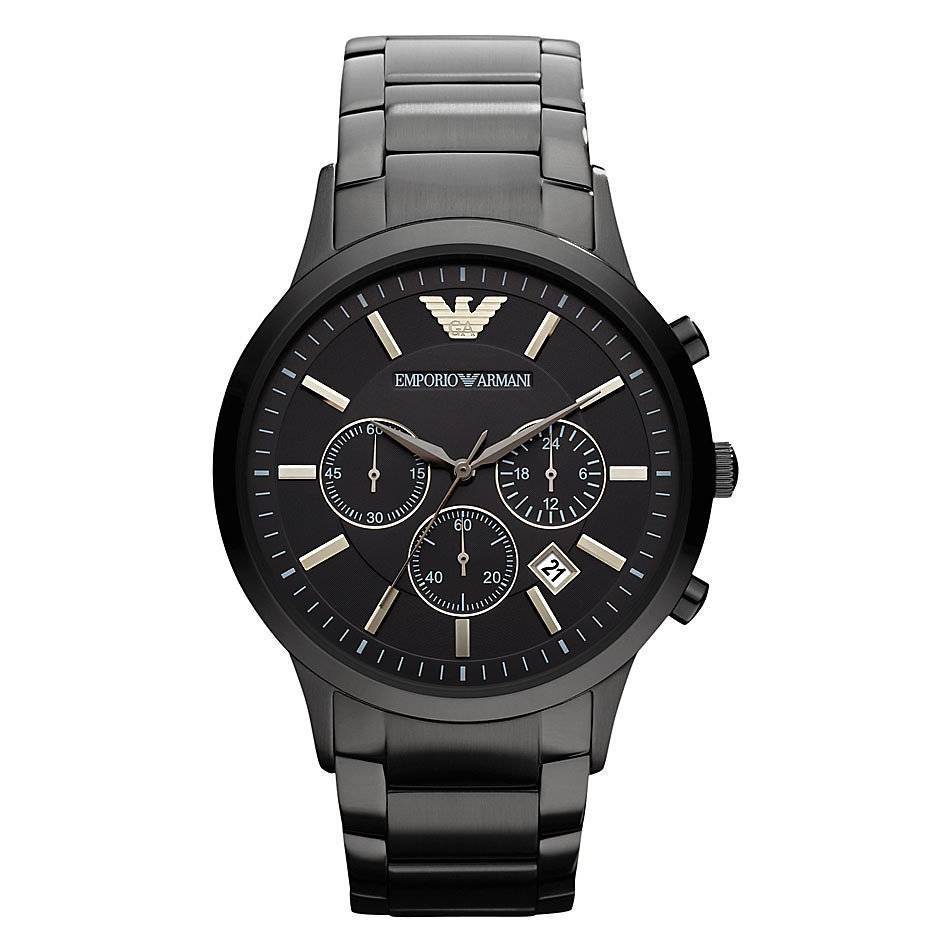 Emporio Armani Ar2453 Men S Black Chronograph Watch -korean beauty