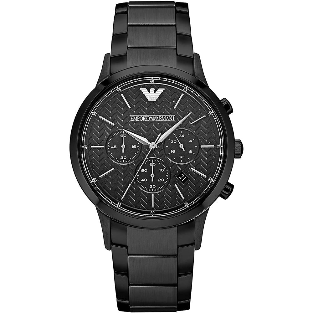 Emporio Armani Ar2485 Men S Black Chronograph Watch -korean beauty