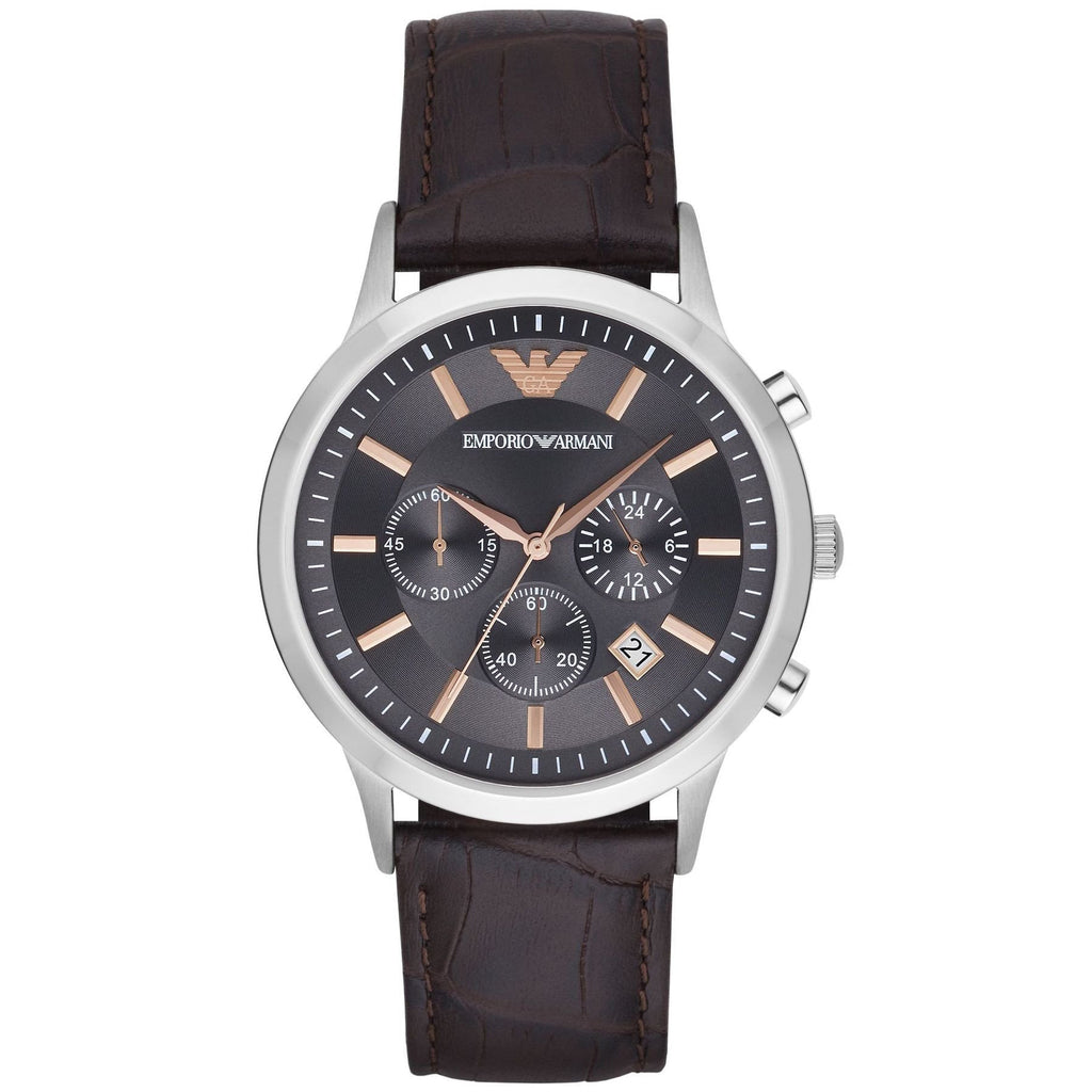 Emporio Armani Ar2513 Men S Renato Chronograph Grey Watch -korean beauty