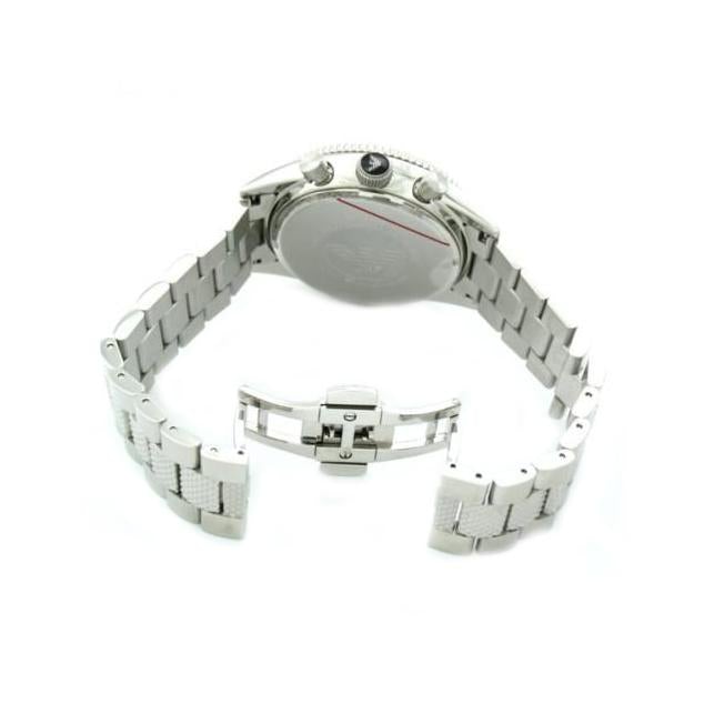 Emporio Armani Ar5855 Men S Silver Chronograph Watch -korean beauty