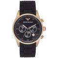 Emporio Armani Ar5906 Ladies Sportivo Chronograph Rose Gold Pvd Watch -korean beauty