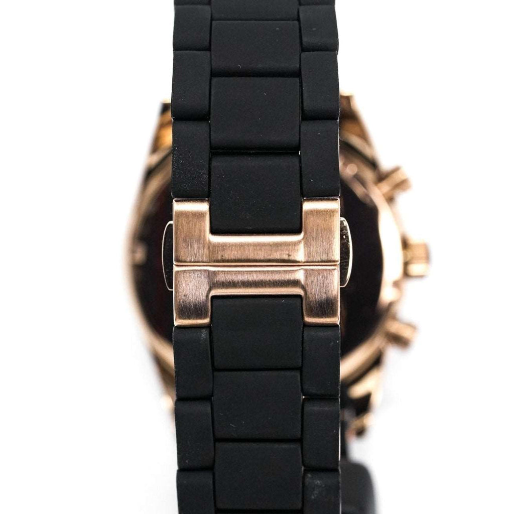 Emporio Armani Ar5906 Ladies Sportivo Chronograph Rose Gold Pvd Watch -korean beauty