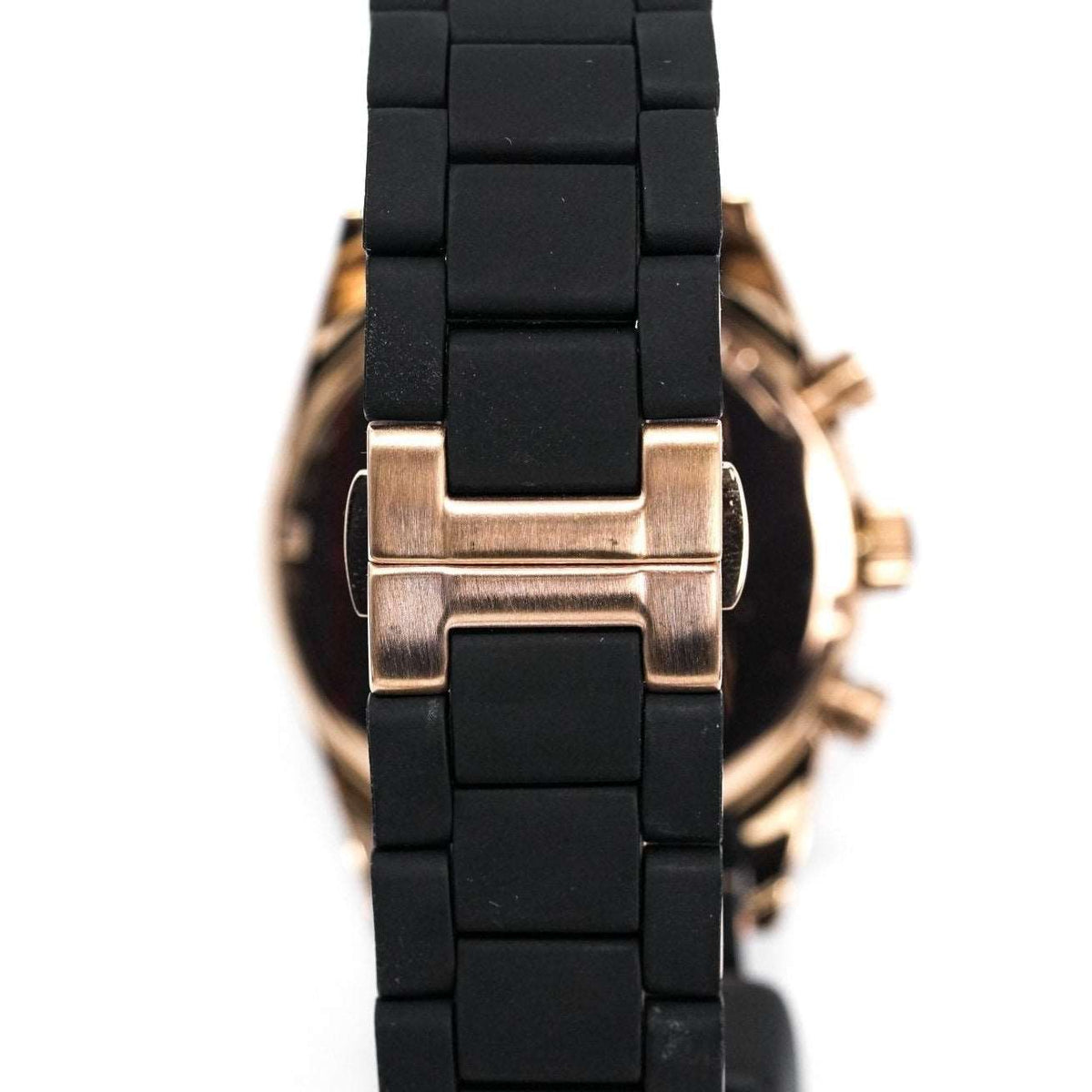 Emporio Armani Ar5906 Ladies Sportivo Chronograph Rose Gold Pvd Watch -korean beauty