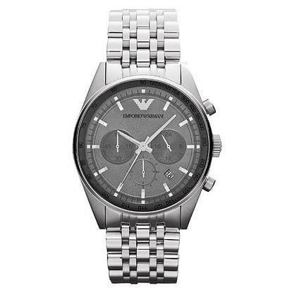 Emporio Armani Ar5998 Men S Gunmetal Chronograph Watch -korean beauty