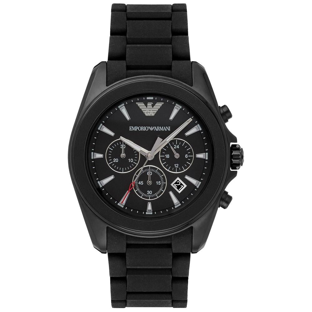 Emporio Armani Ar6092 Men S Black Chronograph Watch -korean beauty