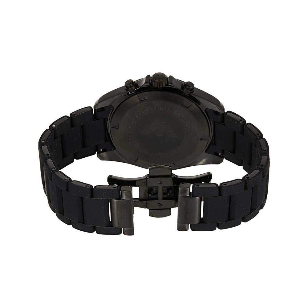 Emporio Armani Ar6092 Men S Black Chronograph Watch -korean beauty