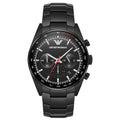 Emporio Armani Ar6094 Men S Black Chronograph Watch -korean beauty