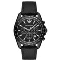 Emporio Armani Ar6131 Men S Black Chronograph Watch -korean beauty