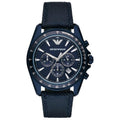 Emporio Armani Ar6132 Men S Blue Chronograph Watch -korean beauty