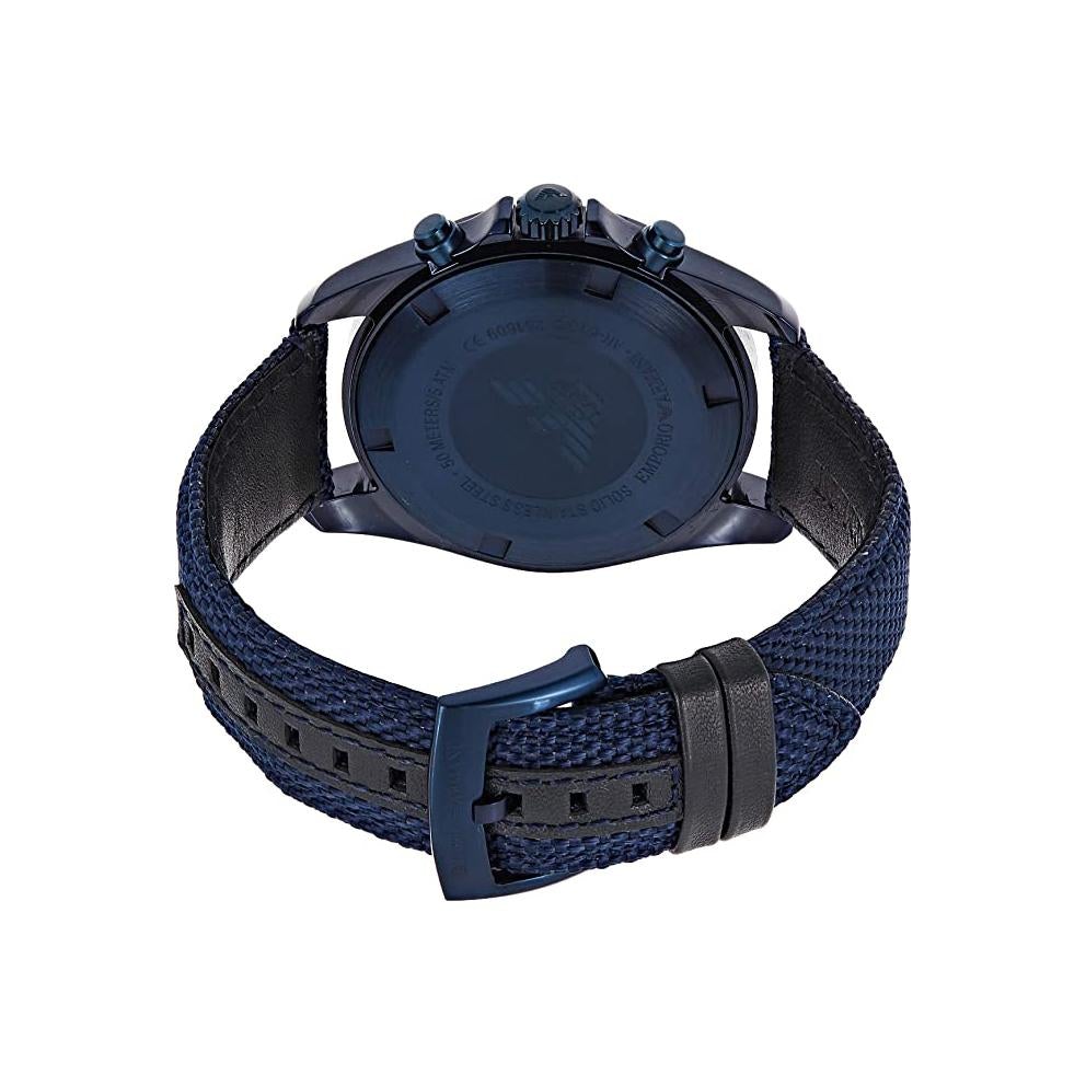 Emporio Armani Ar6132 Men S Blue Chronograph Watch -korean beauty
