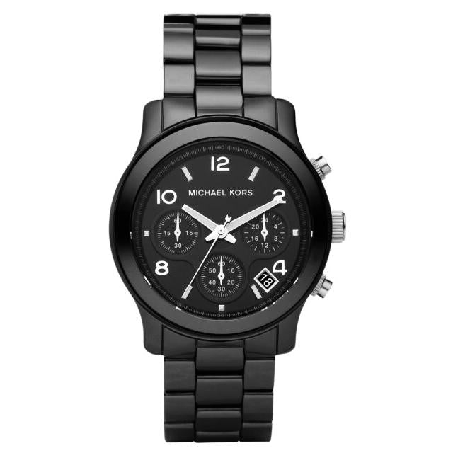 Michael Kors Mk5162 Ladies Runway Black Watch -korean beauty