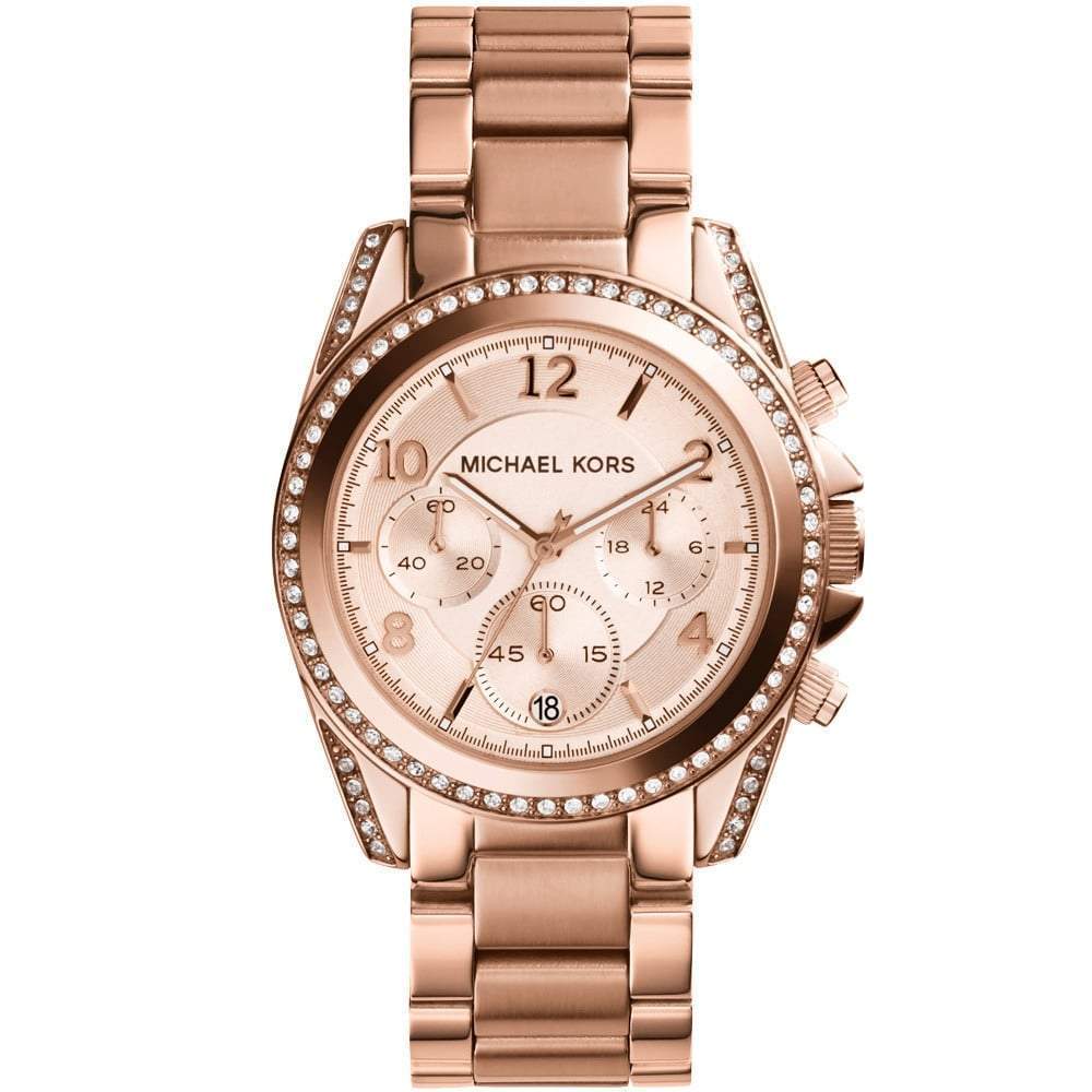 Michael Kors Mk5263 Ladies Blair Chronograph Watch -korean beauty