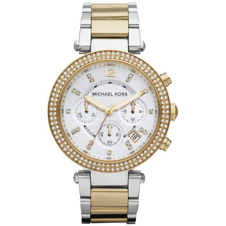 Michael Kors Mk5626 Ladies Parker Gold Chronograph Watch -korean beauty