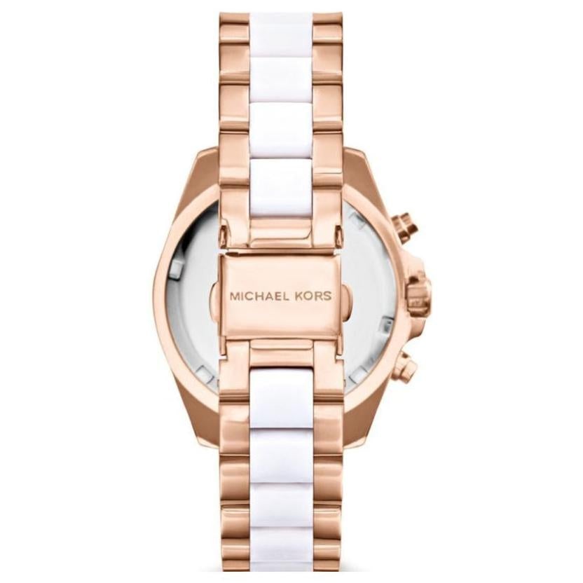 Michael Kors Mk5907 Ladies Bradshaw Mini Two Tone Watch -korean beauty