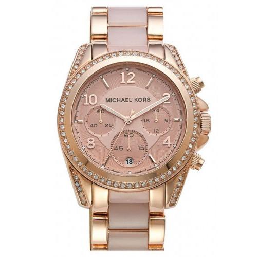 Michael Kors Mk5943 Ladies Blair Rose Gold Watch -korean beauty