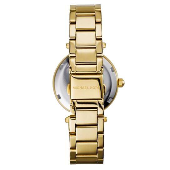 Michael Kors Mk6056 Ladies Mini Parker Gold Chronograph Watch -korean beauty