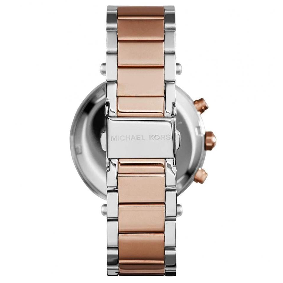Michael Kors Mk6141 Ladies Parker Rose Gold Chronograph Watch -korean beauty