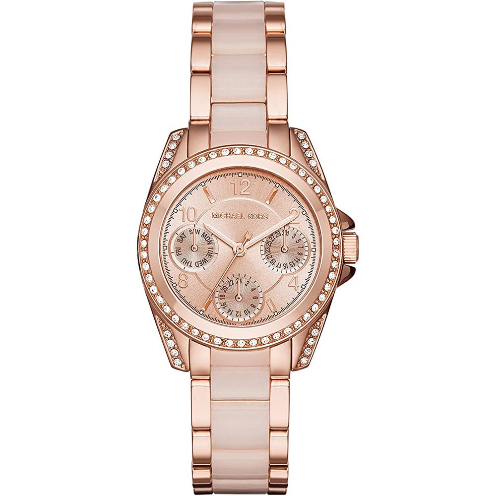 Michael Kors Mk6175 Ladies Mini Blair Rose Gold Watch -korean beauty
