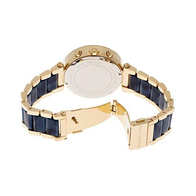 Michael Kors Mk6238 Ladies Parker Two Tone Blue Watch -korean beauty