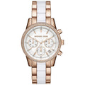 Michael Kors Mk6324 Ladies Ritz Two Tone Rose Gold Watch -korean beauty