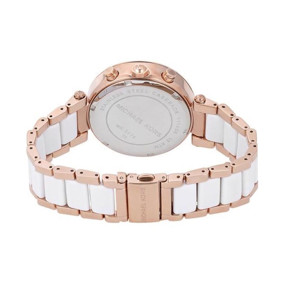 Michael Kors Mk6324 Ladies Ritz Two Tone Rose Gold Watch -korean beauty