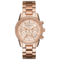 Michael Kors Mk6357 Ladies Ritz Rose Gold Watch -korean beauty