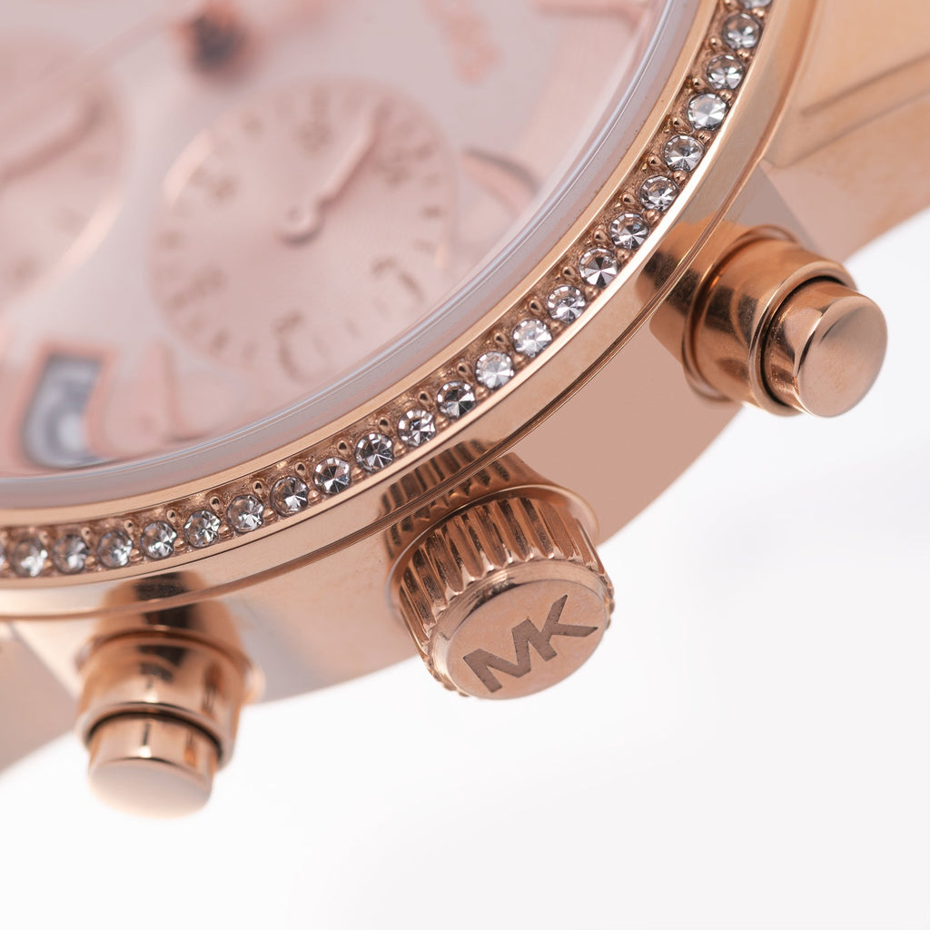 Michael Kors Mk6357 Ladies Ritz Rose Gold Watch -korean beauty