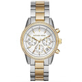 Michael Kors Mk6474 Ladies Ritz Gold Chronograph Watch -korean beauty