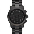 Michael Kors Mk8157 Men S Runway Chronograph Black Watch -korean beauty