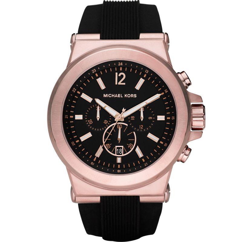 Michael Kors Mk8184 Men S Chronograph Dylan Black Watch -korean beauty