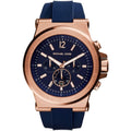 Michael Kors Mk8295 Men S Watch Chronograph Dylan Blue Watch -korean beauty