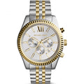 Michael Kors Mk8344 Men S Lexington Chronograph Two Tone Watch -korean beauty