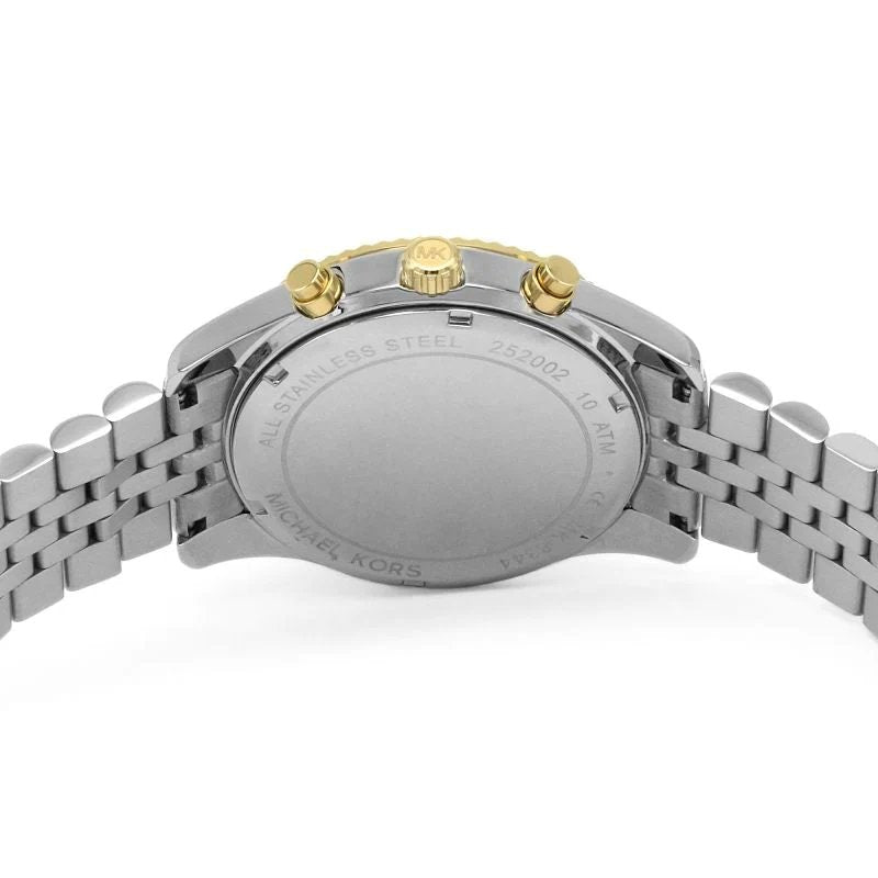 Michael Kors Mk8344 Men S Lexington Chronograph Two Tone Watch -korean beauty