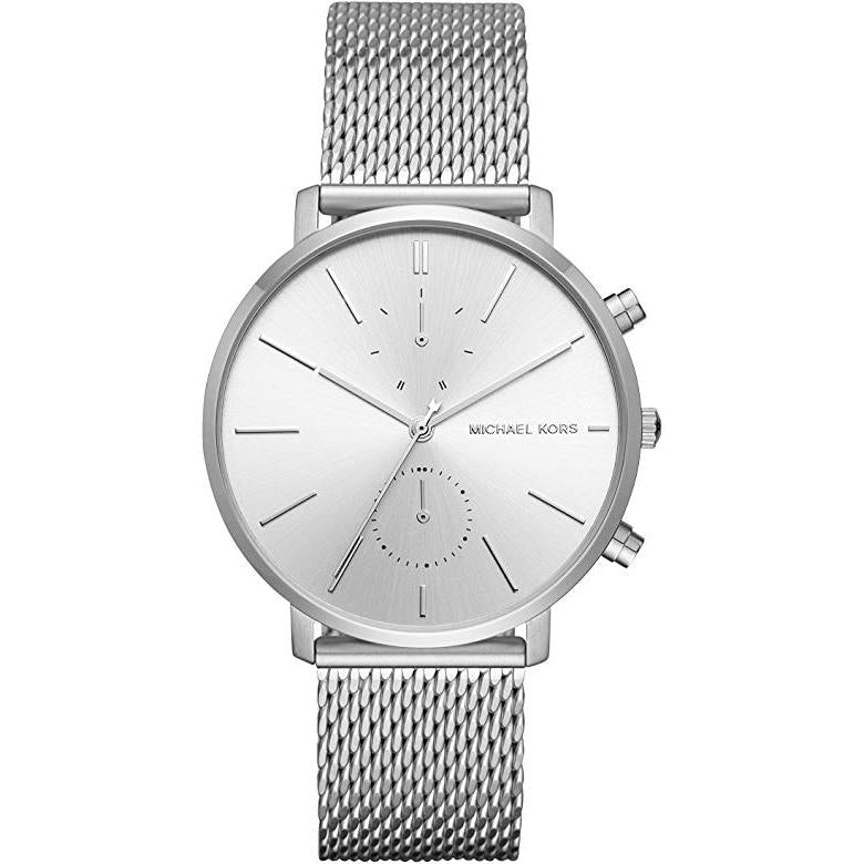 Michael Kors Mk8541 Men S Designer Silver Chronograph Watch -korean beauty